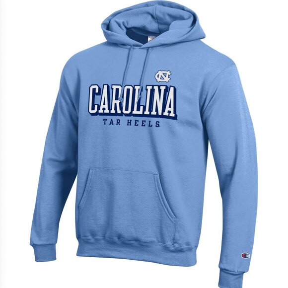 Carolina UNC Embroidered Champion Hoodie - Picture 1 of 4